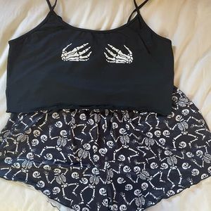 Skeleton Pajama set